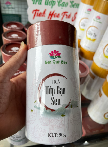 Trà ướp gạo sen